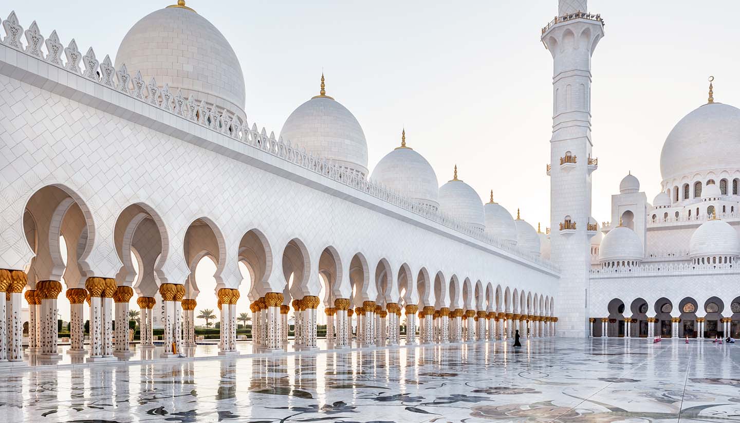 United Arab Emirates - Sheikh Zayed Mosque, Abu Dhabi, UAE.