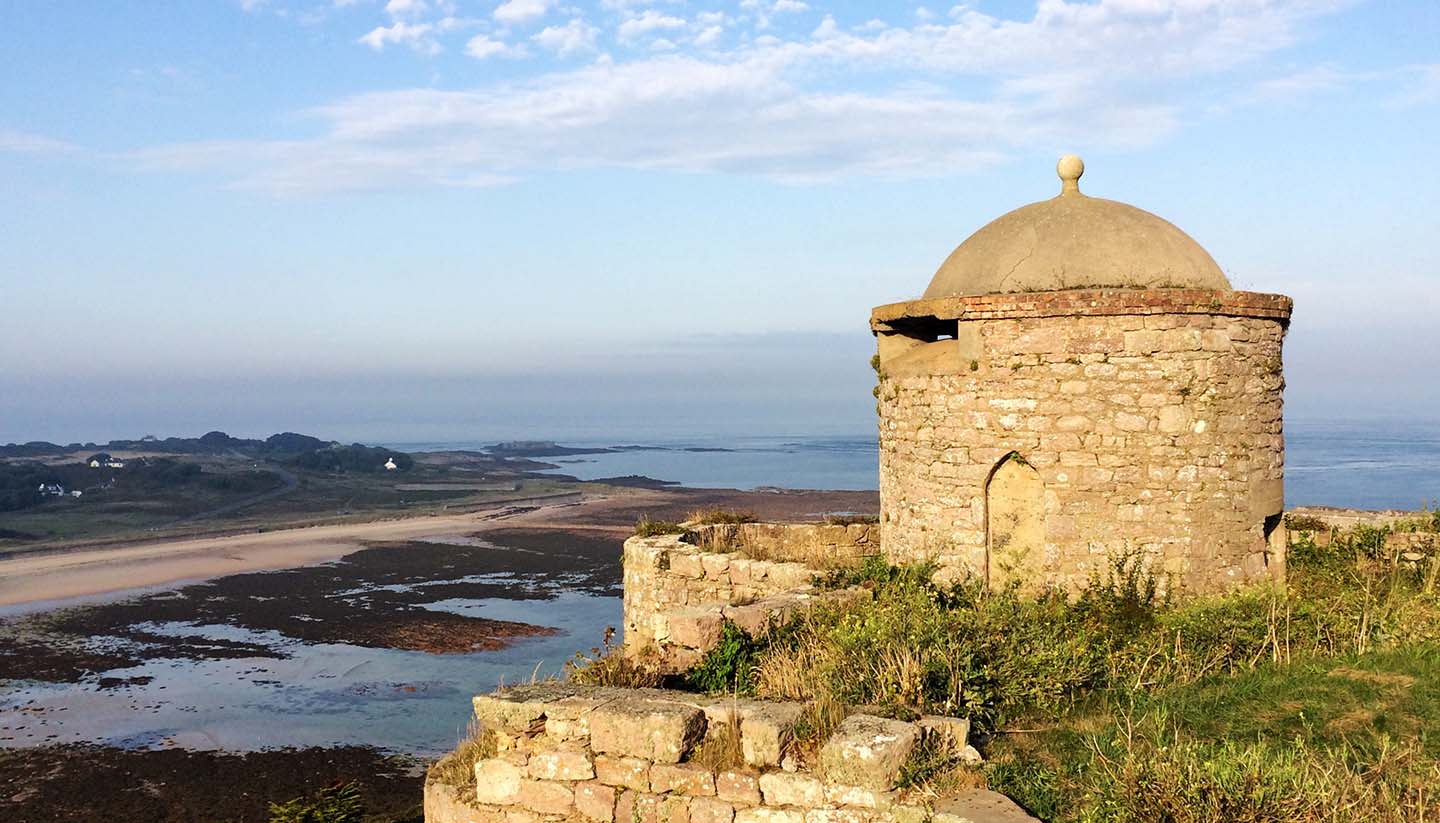 Alderney - Essex Castle, Alderney, UK.