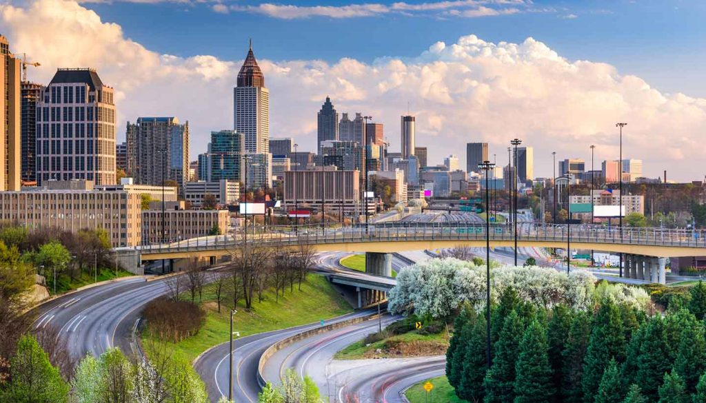 Georgia (USA) - Atlanta Georgia Skyline, USA