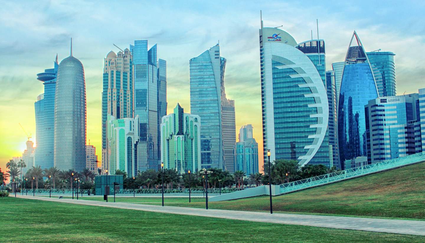 City Highlight: Doha - Doha's skyline, Qatar