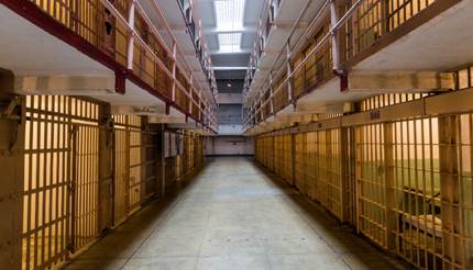 Interior views of the Alcatraz