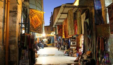 Souk in Old Town Jerusalem