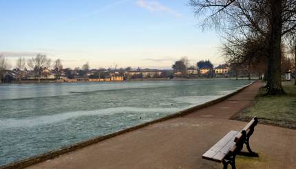 Frost on The Lough in Cork