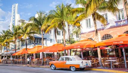 Art Deco district along Ocean Drive