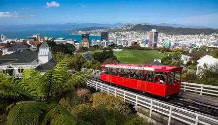 Wellington red cable car