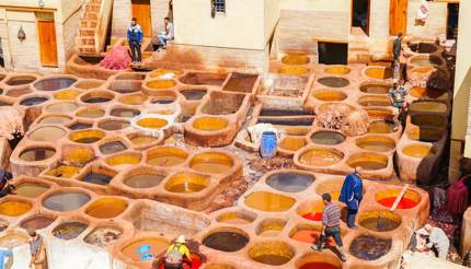 Tanneries, Fez, Morocco