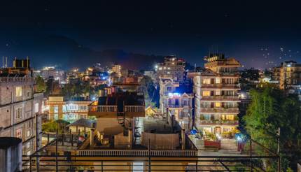 Pokhara at night