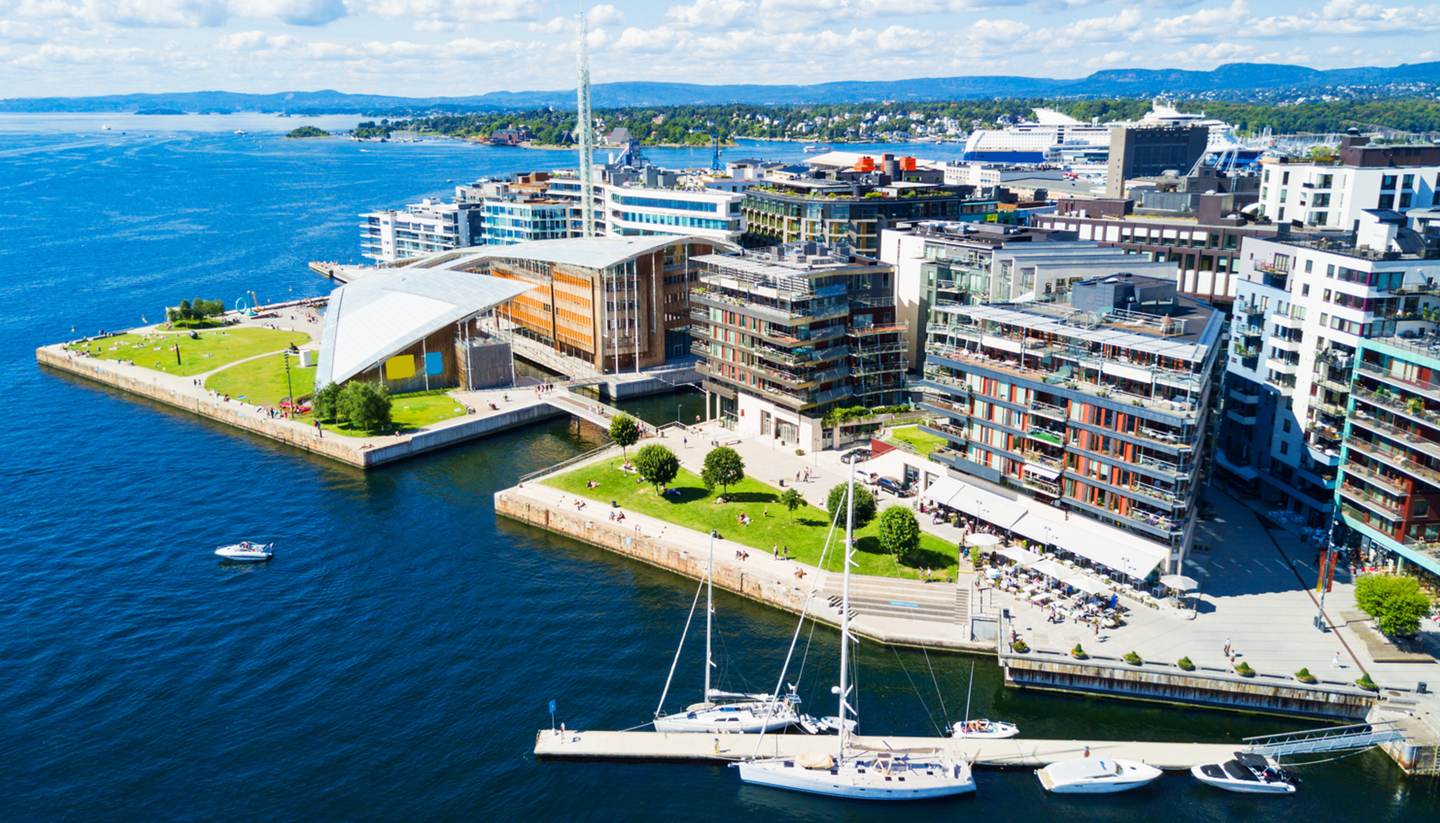 City Highlight: Oslo, Norway - Harbour at Aker Brygge neighbourhood