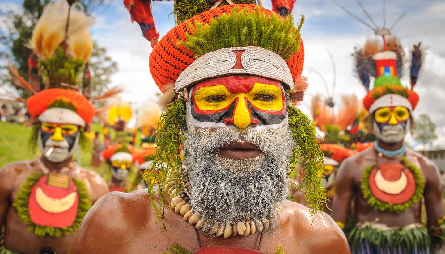 Papua New Guinea - Tribes at the Mt Hagen cultural show, Papua New Guinea