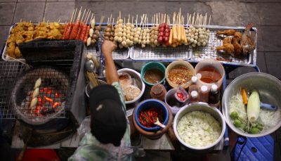 Street food vendor in Bangkok, Thailand