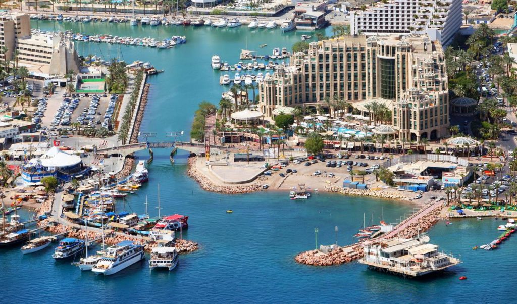 Eilat - Aerial view of Eilat