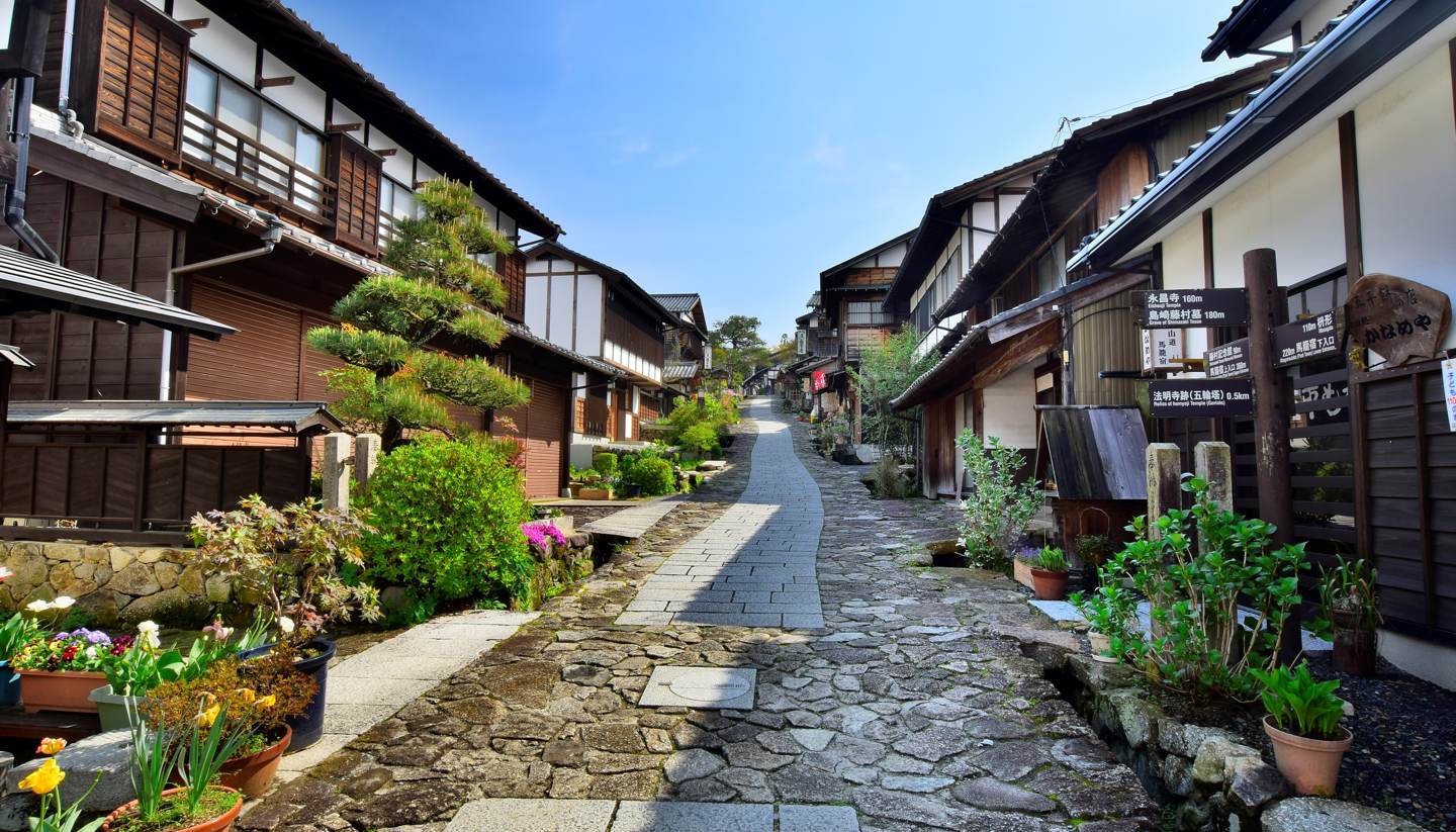 Nakatsugawa: the Nakasendo Trail and beyond - Magome-juku, old Japanese road passing through Nakasendo's station town