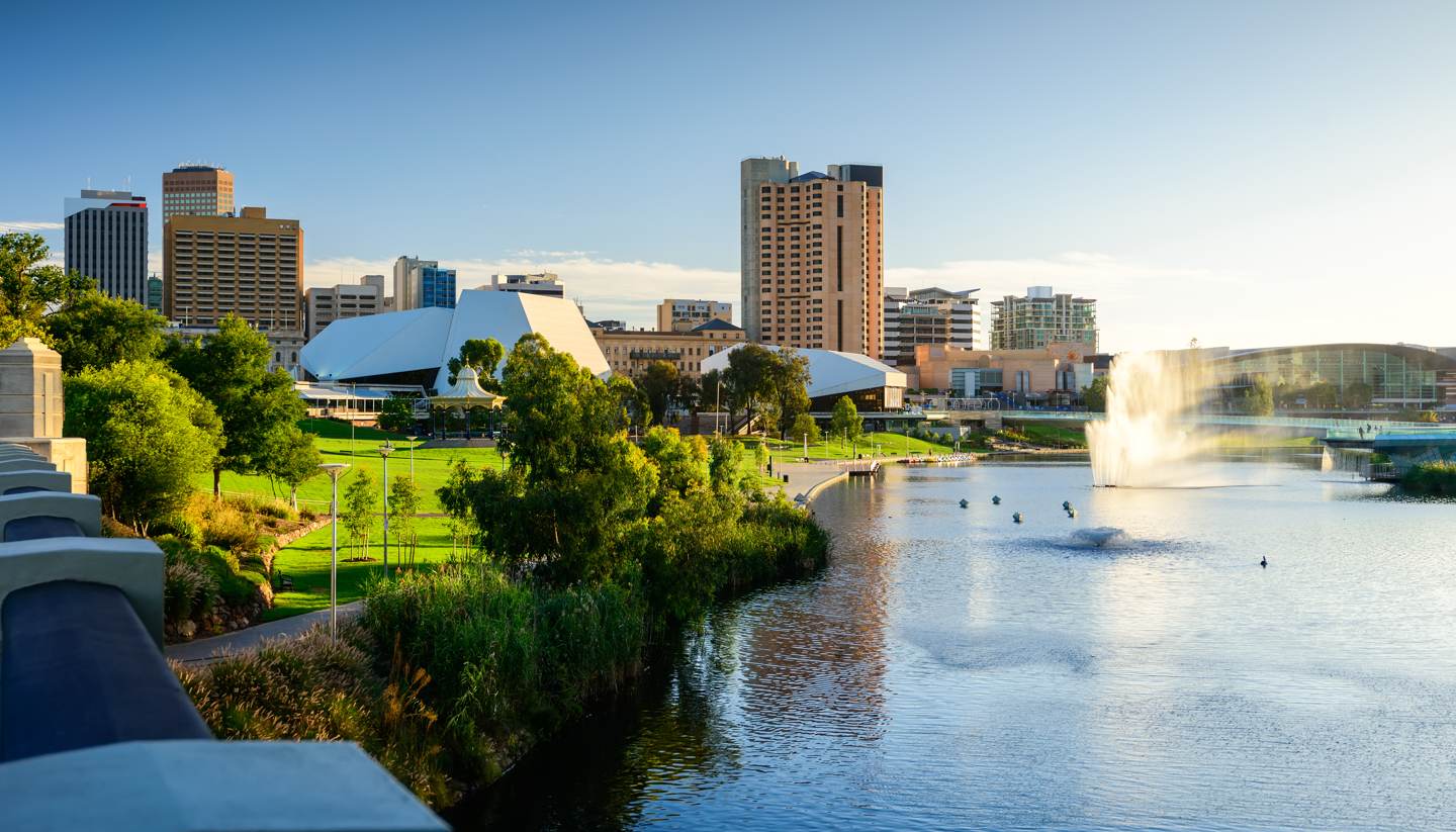 Adelaide - Adelaide city skyline - Adelaide city travel guide