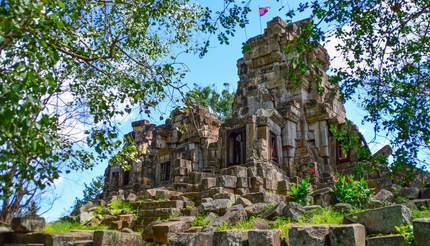 Wat Ek Phnom (temple) in Battambang, Cambodia