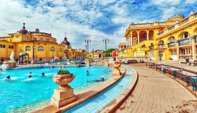 Szechenyi Baths in Budapest, Hungary