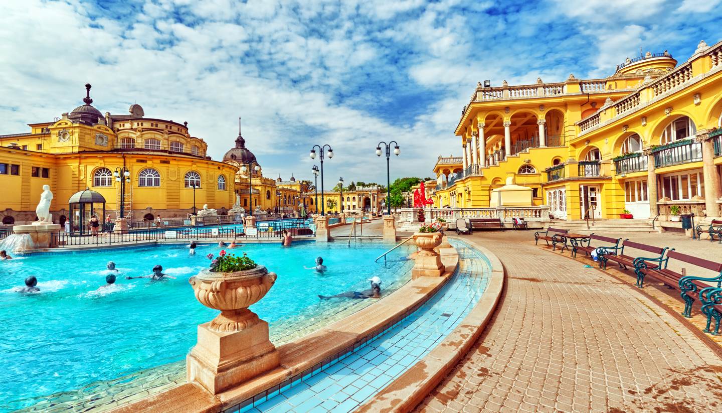 Central European historic spas and resorts - Szechenyi Baths in Budapest, Hungary