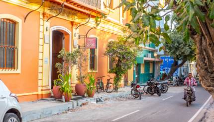 Old French Quarter in Pondicherry