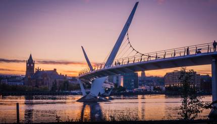 Peace Bridge, Londonderry, Northern Ireland