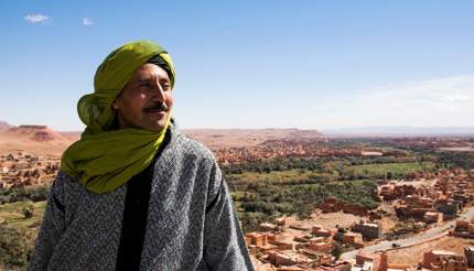 Local Berber people are friendly