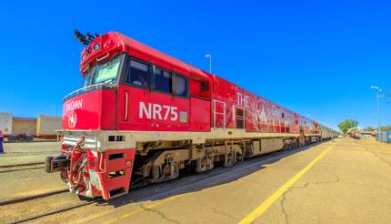 The Ghan in Alice Springs, Australia