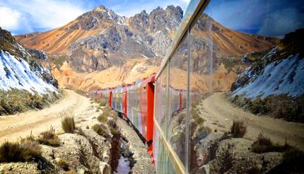 Ferrocarril Central between Lima and Huancayo