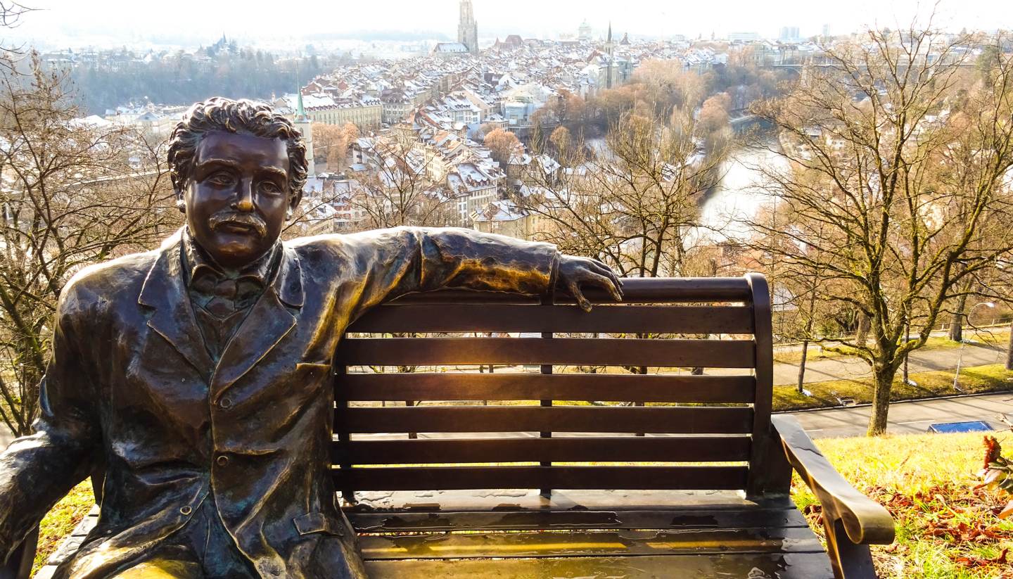 Bern - Statue of Albert Einstein, Bern, Switzerland