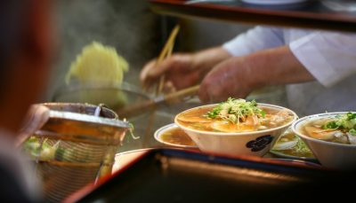 Ramen in Tsukiji Fish Market, Tokyo