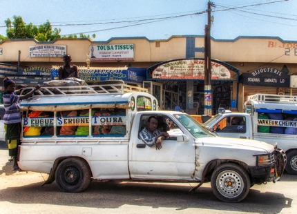 A sept-place (seven-seat) in Senegal