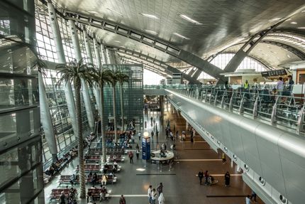 Hamad International Airport in Doha