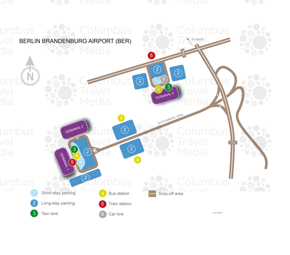 Berlin Brandenburg Airport Terminal Maps