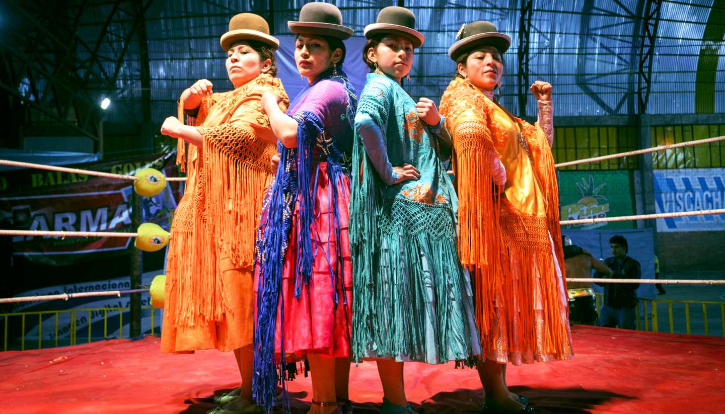 Bolivia’s wrestling cholitas - Bolivian cholitas