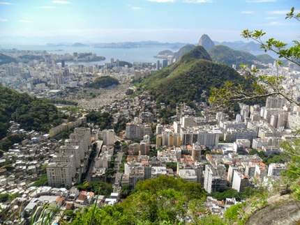 Copacabana, seen from Morro dos Cabritos, Rio de Janeiro