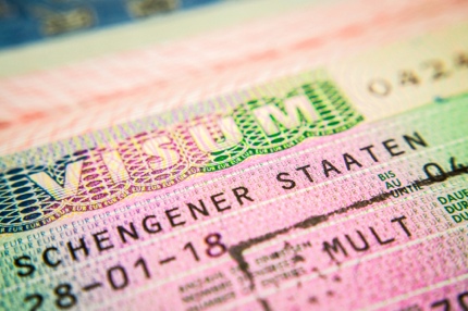 A Schengen visa example