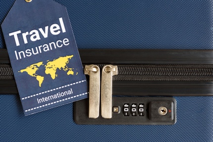 A concept image of travel insurance