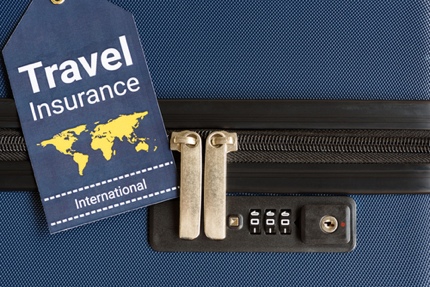 A concept image of travel insurance