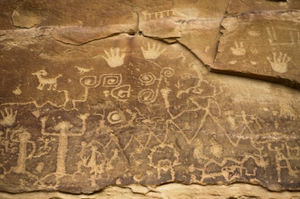 Petroglyphs at Mesa Verde