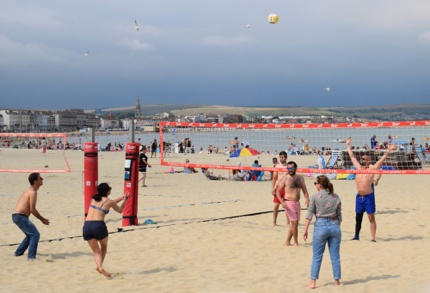 Beach volleyball at Weymouth