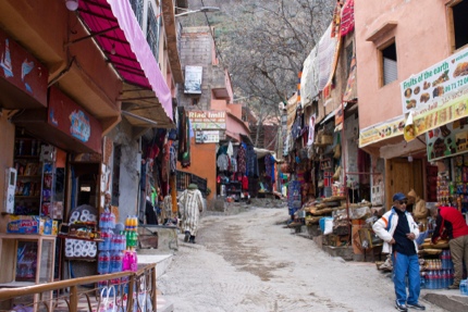 A street scene in Imlil
