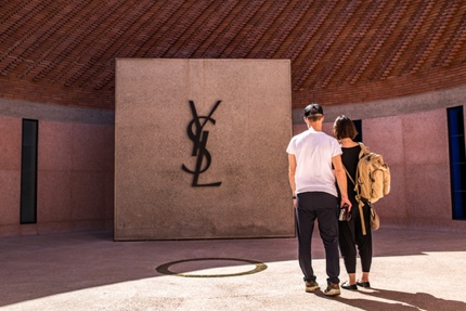 Entrance to Musée Yves Saint Laurent