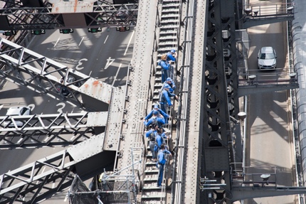 Climbing Sydney Harbour Bridge