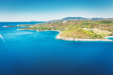 The Blue Lagoon near Drvenik, Croatia