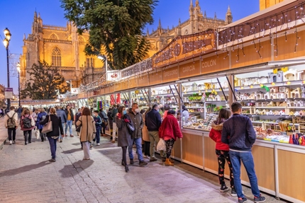 Seville Christmas market
