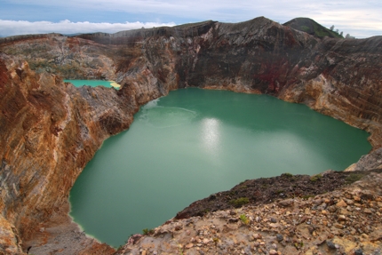 The lakes at Mount Kelimutu