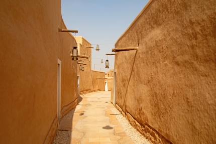 A tranquil scene in Diriyah